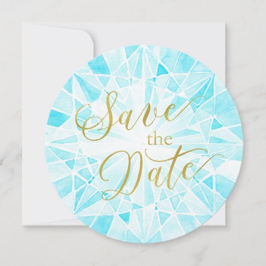 Diamond Wedding Save the Date (Voorkant)