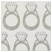 Diamond Wedding Verloving Ring Bride Bling Bridal Stof (Close Up)