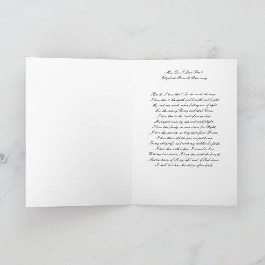 DIAMOND WEDDING WENSKAART KAART (Binnen)