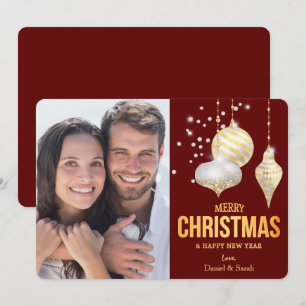 Diamond White Gold-kerstboompannen Foto Feestdagenkaart