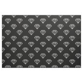 Diamond - wit op zwart stof (Fat Quarter)