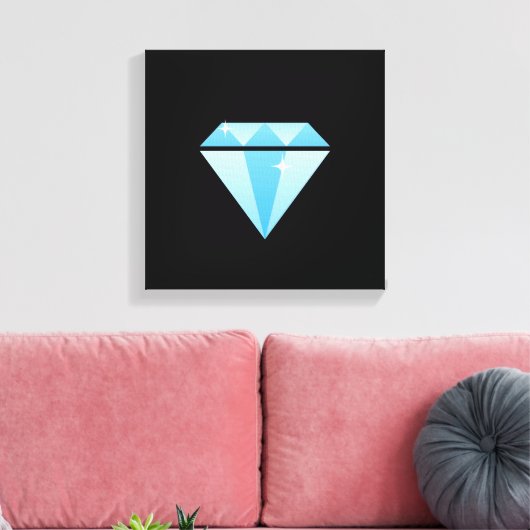 Diamond Wrapped Canvas Afdruk (Insitu (Woonkamer))