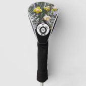 Diamond Zee Turtle Silhouette Monogram Foto Golfheadcover (Voorkant)