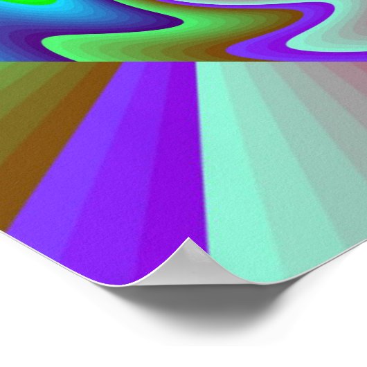 Diamond Zig Zag Poster (Hoek)