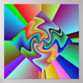 Diamond Zig Zag Poster (Voorkant)