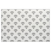 Diamond - zwart op wit stof (Fat Quarter)