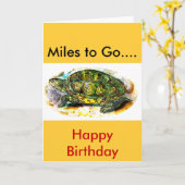 diamondback de Schildpad van de Moerasschildpad Kaart (Gele Bloem)