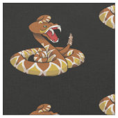 Diamondback ratelslang stof (Close Up)