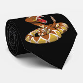 Diamondback ratelslang stropdas (Opgerold)