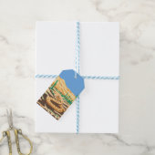 Diamondback Rattlesnake Cadeaulabel (Met Touw)