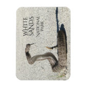 Diamondback Rattlesnake, White Sands National Magneet (Verticaal)