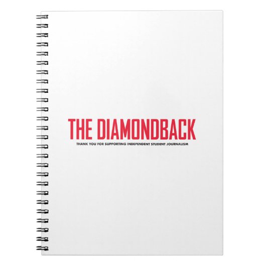 Diamondback Spiral notebook Moderne Logo Notitieboek (Voorkant)