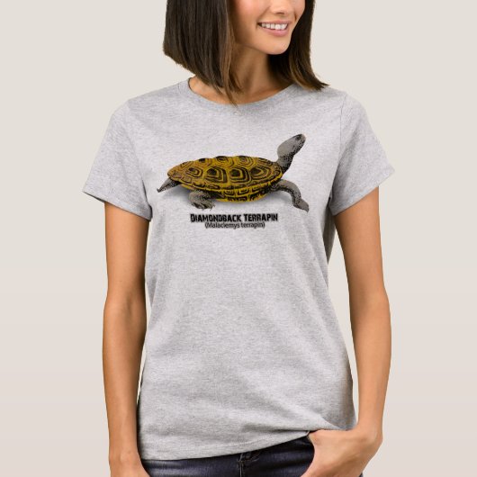 Diamondback Terrapin (Malaclemys terrapin) T-shirt (Voorkant)