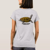 Diamondback Terrapin (Malaclemys terrapin) T-shirt (Achterkant)
