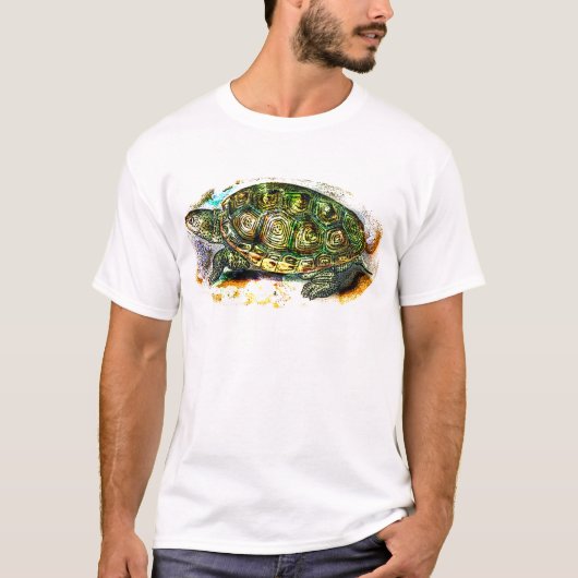 diamondback Terrapin Turtle van JungleWalk.Com T-shirt (Voorkant)