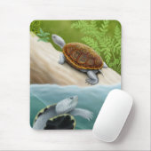 Diamondback Terrapin Turtles Mousepad Muismat (Met muis)