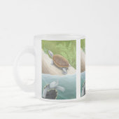 Diamondback Terrapins Frosted Glass Mok (Links)