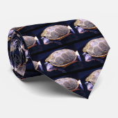 Diamondback Turtle Stropdas (Opgerold)