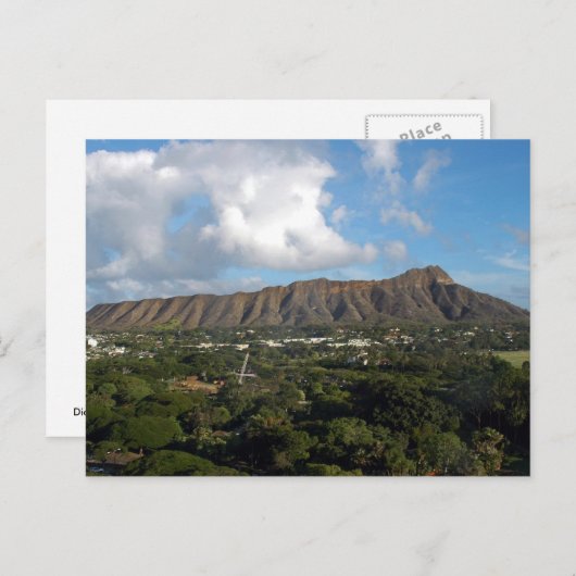 Diamondhead Hawaii © 2010 Briefkaart (Voorkant / Achterkant)