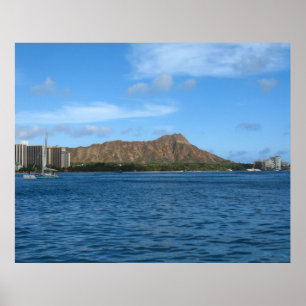 Diamondhead Oahu Hawaii Poster