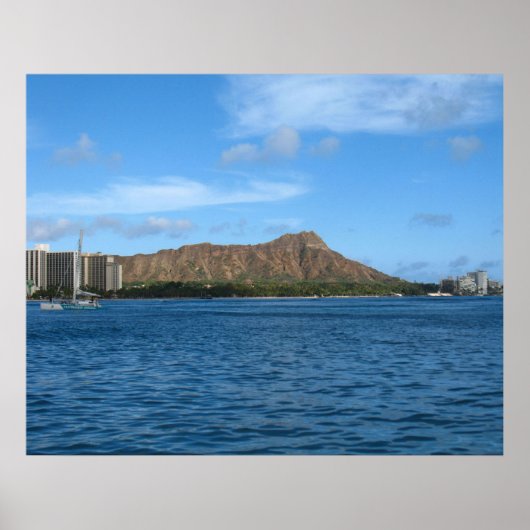 Diamondhead Oahu Hawaii Poster (Voorkant)