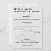 Diamondplate Industrial Wedding Invitation Kaart (Achterkant)