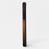 Diamondplate: zwarte patroon naar koper vervagen Case-Mate iPhone case (Achterkant/links)