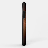 Diamondplate: zwarte patroon naar koper vervagen Case-Mate iPhone case (Achterkant/rechts)