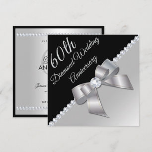 Diamonds 6oth Wedding Jubileum Kaart