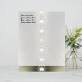 Diamonds Aangepast Briefpapier Briefhoofd Sjabloon (Staand voorkant)