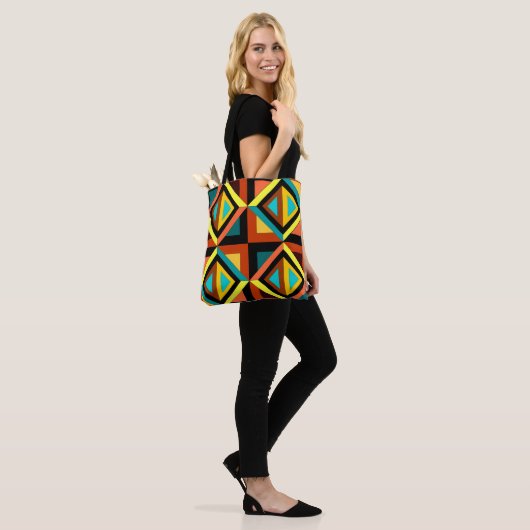 Diamonds Allover-Canvas tas (Op model)