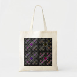 Diamonds and Crosses Budget Canvas tas