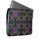 Diamonds and Crosses Laptophoes Laptop Sleeve (Voorkant Rechts)