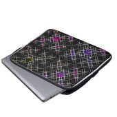 Diamonds and Crosses Laptophoes Laptop Sleeve (Voorkant onderkant)