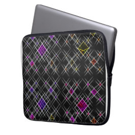 Diamonds and Crosses Laptophoes Laptop Sleeve