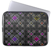 Diamonds and Crosses Laptophoes Laptop Sleeve (Voorkant)