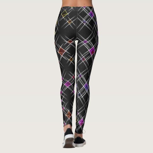 Diamonds and Crosses Leggings (Achterkant)