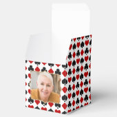 Diamonds and Hearts Photo Template Bedankdoosjes (Geopend)