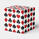 Diamonds and Hearts Queen Bedankdoosjes (Achterkant)