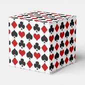 Diamonds and Hearts Vertical Photo Template Bedankdoosjes (Achterkant)