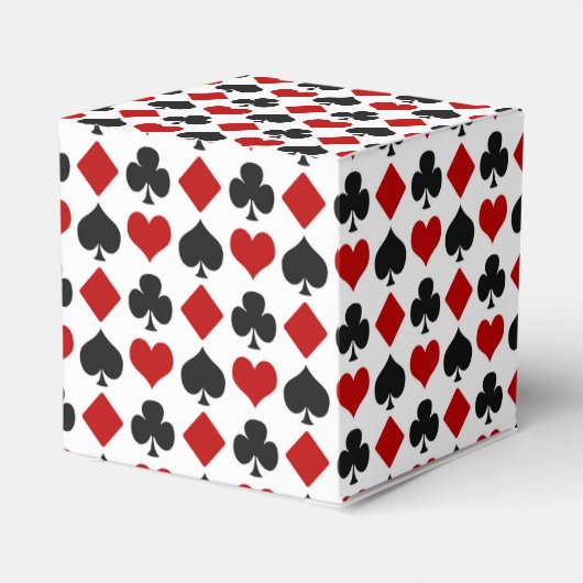 Diamonds and Hearts Vertical Photo Template Bedankdoosjes (Achterkant)