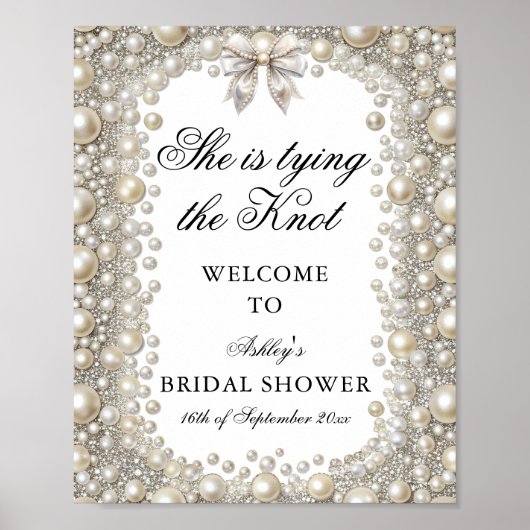 Diamonds and Pearls Ze is Tying the Knot Welkom Poster (Voorkant)