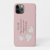Diamonds & Champagne Citaat – Dear Life Editie Case-Mate iPhone Case (Achterkant)