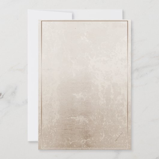 Diamonds Eiffeltoren, Border 50th Birthday Party Kaart (Achterkant)