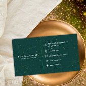 Diamonds Emerald Agaat Initiaal B Letter Monogram Visitekaartje