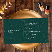 Diamonds Emerald Agaat Initiaal E Letter Monogram Visitekaartje