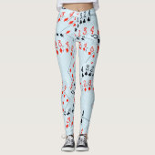 Diamonds en Clubs pokerkaarten, dames Leggings. Leggings (Voorkant)