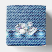 Diamonds en Denim Party Bedankdoosjes (Bovenkant)