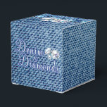 Diamonds en Denim Party Bedankdoosjes<br><div class="desc">Leveringen en Decoraties van Denim en Diamonds Party. Extra Denim- en Diamonds Party Decor-items beschikbaar op Metro-Event.com en Metro-events op Zazzle</div>