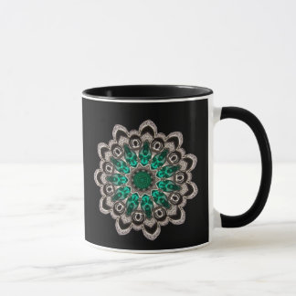 Diamonds en Emeralds Kaleidoscoop Mok